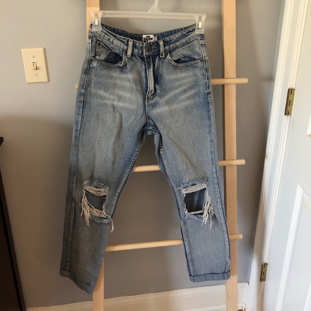 Boohoo Ripped Boyfriend Jeans